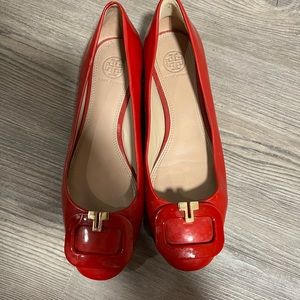 Tory Burch Women’s flats. Just received these! I need more of a heel !!